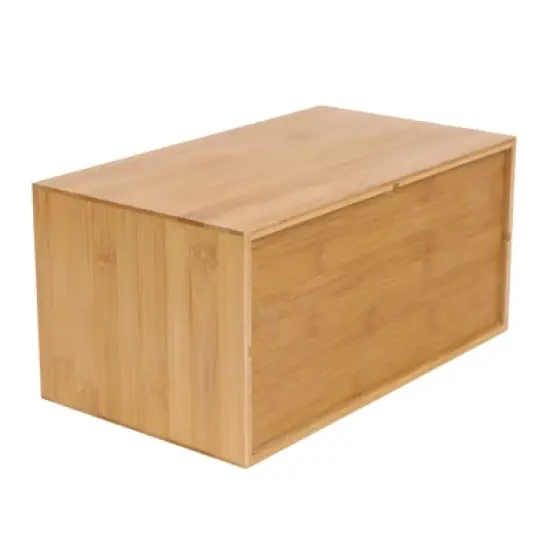 YIYIBYUS Bamboo Desk Organizer Drawers, Tabletop Storage Organization Box image {5}