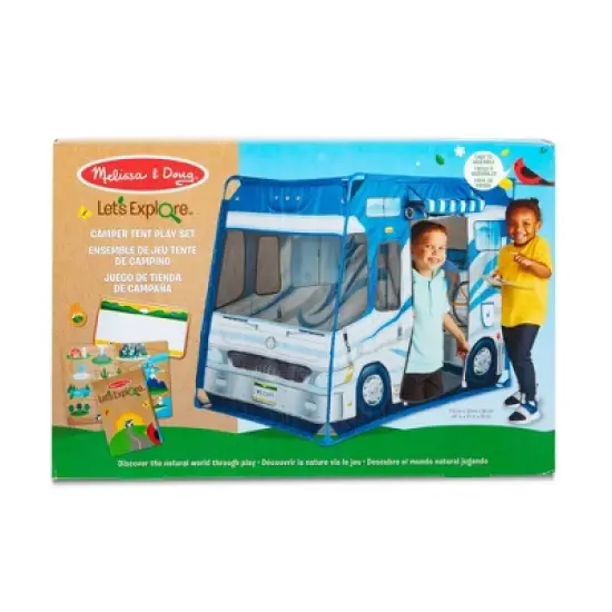 Melissa & Doug Let's Explore Camper Tent Play Set image {2}