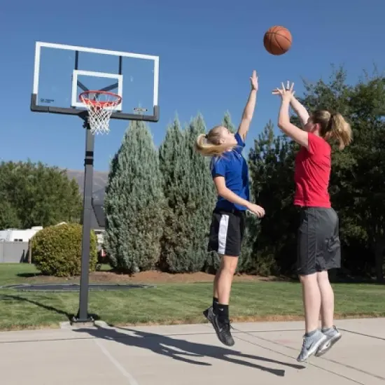 Lifetime 60" Adjustable Bolt Down Basketball Hoop image {5}