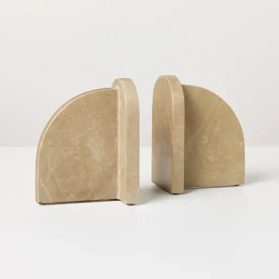 Set of 2 Marble Bookends - Hearth & Hand&trade; with Magnolia image {3}