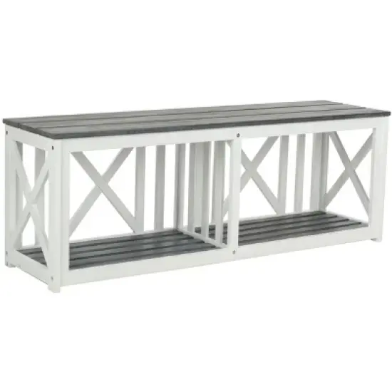 Branco Bench - Outdoor - Safavieh image {2}