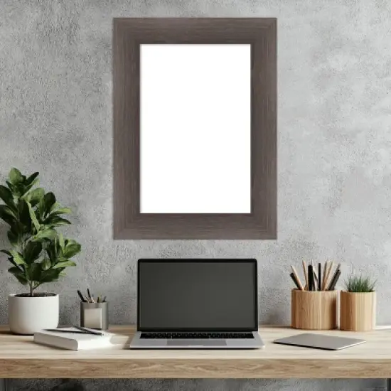 Amanti Art Hardwood Chocolate Framed Dry Erase Magnetic Board image {6}