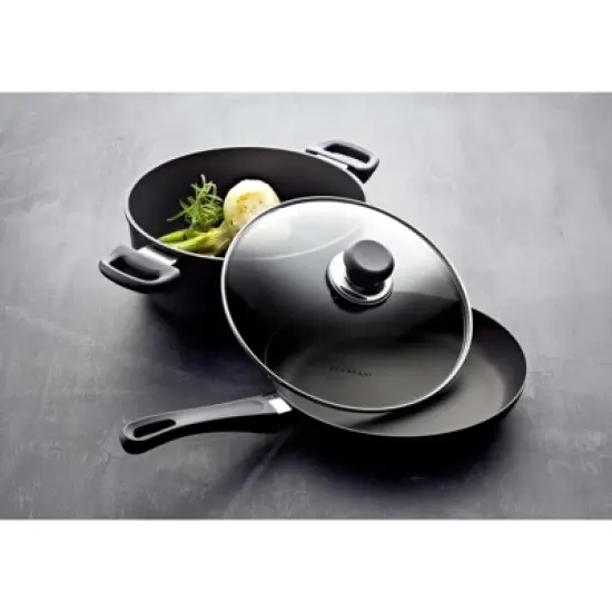 Scanpan Classic 12 Inch Chef Pan with Glass Lid image {4}