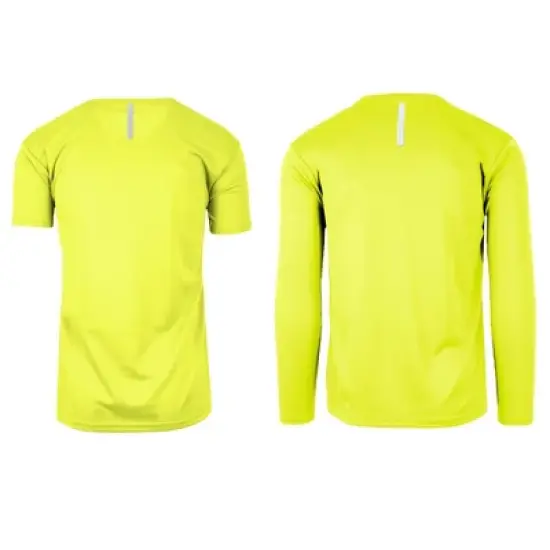 Galaxy By Harvic  High Visibility  Moisture-Wicking Quick Dry Performance Crew Neck Tee -2 Pack image {1}