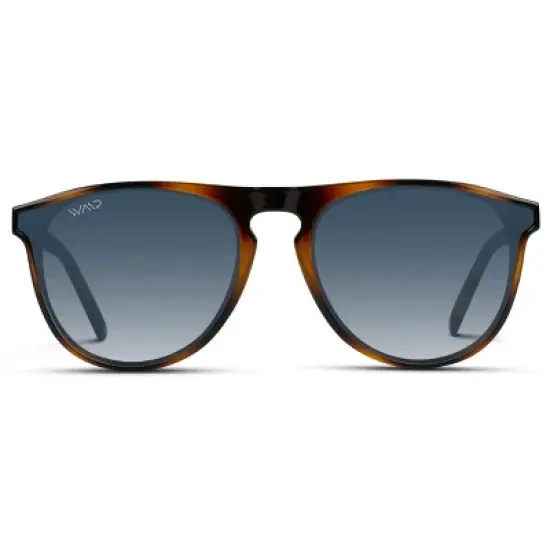WMP Eyewear Round One Bridge Modern Aviator Sunglasses image {5}
