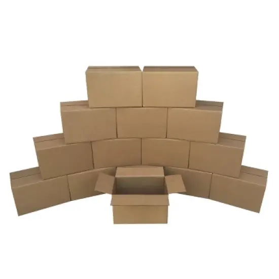 UBMOVE Pack of 25 Small Moving Boxes, Size: 16"x10"x10" Cardboard Boxes image {7}