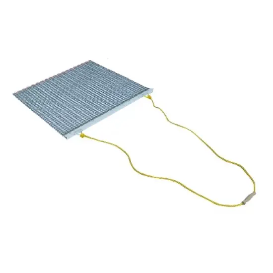 Yard Tuff ATV/UTV 3' x 3' Zinc Plated Field Surface Leveling Drag Mat (2 Pack) image {1}