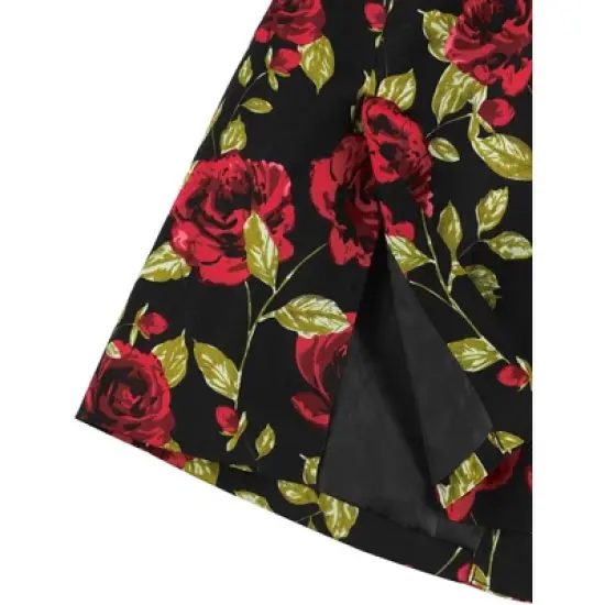 Lars Amadeus Men's Prom Floral Slim Fit One Button Lightweight Prom Suit Blazer Jacket image {6}