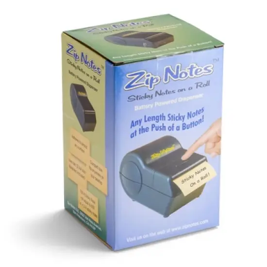 Zip Notes Battery-Operated Administrative Dispenser, Blue image {1}