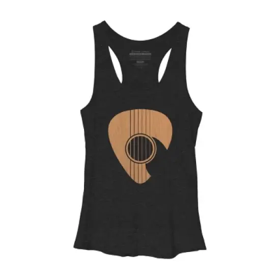 Women's Design By Humans Strum Your Guitar By NDTank Racerback Tank Top image {2}