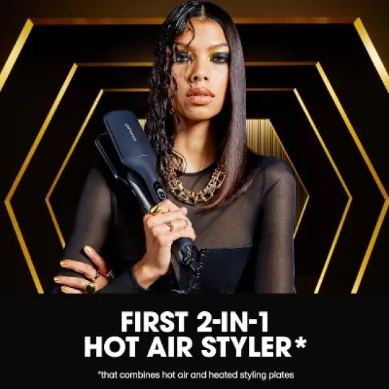 GHD 60501 WHITE DUET 2 IN 1 HAIR FLAT IRON AND STYLER image {2}