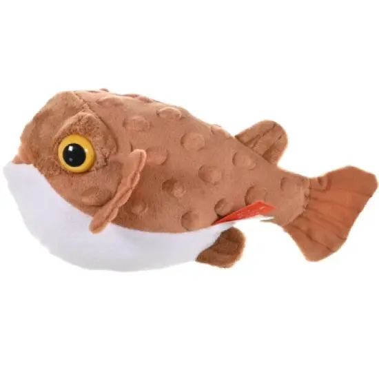Wild Republic Cuddlekins Mini Pufferfish Stuffed Animal, 8 Inches image {2}