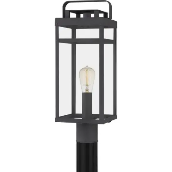 Quoizel Lighting Keaton 1 - Light Post Light in  Mottled Black image {4}