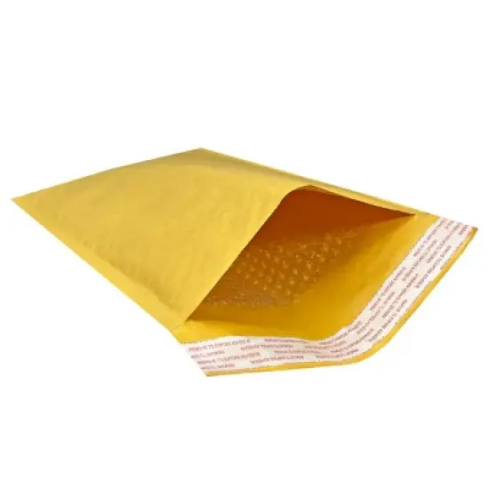 UOFFICE Pack of 10 Kraft Bubble Mailers 8.5" x 14.5" - #3 Self-Seal Padded Envelopes image {10}