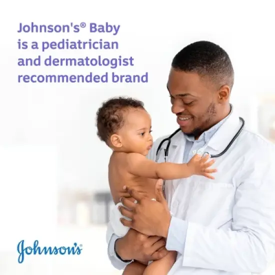 Johnson's Sensitive Care Baby Face & Body Cream for Dry and Sensitive Skin - Lightly Scented - 13.6 fl oz image {3}