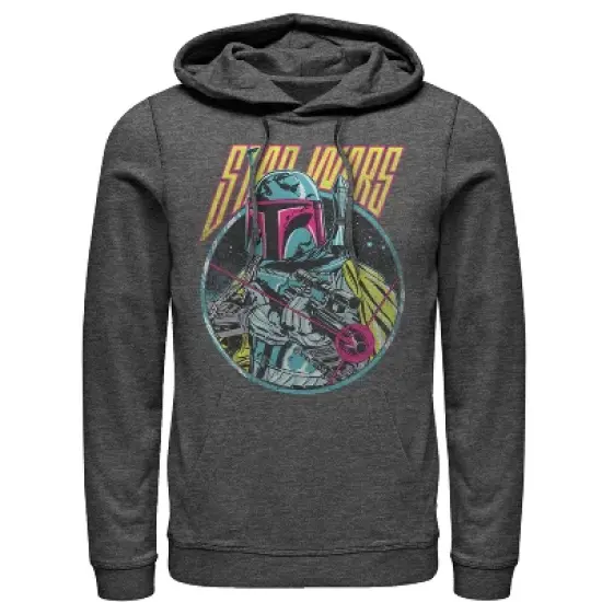 Men's Star Wars Boba Fett Blaster Pull Over Hoodie image {3}