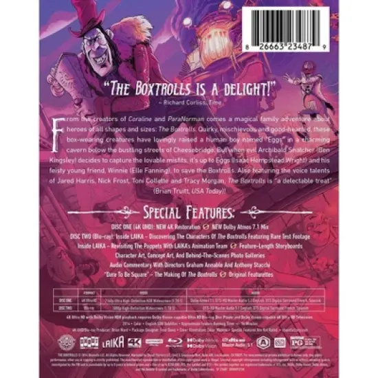 The Boxtrolls (Steelbook) (4K/UHD)(2023) image {3}