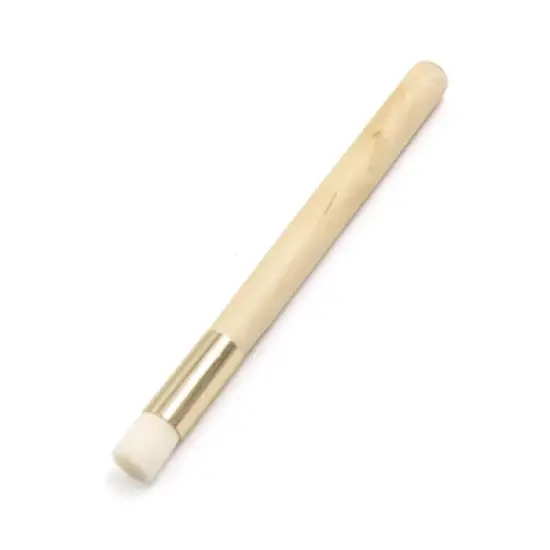 Unique Bargains Soft Wood Handle Nose Pore Face Cleaning Washing Facial Brush Tools Beige 1Pc image {2}