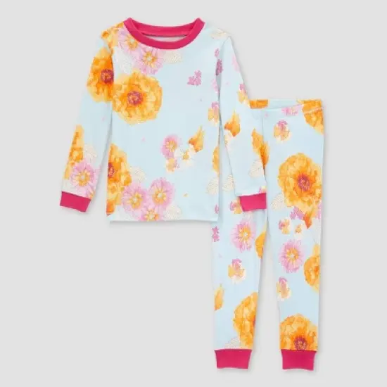Burt's Bees Baby&reg; Girls' 2pc Pajama Set image {7}