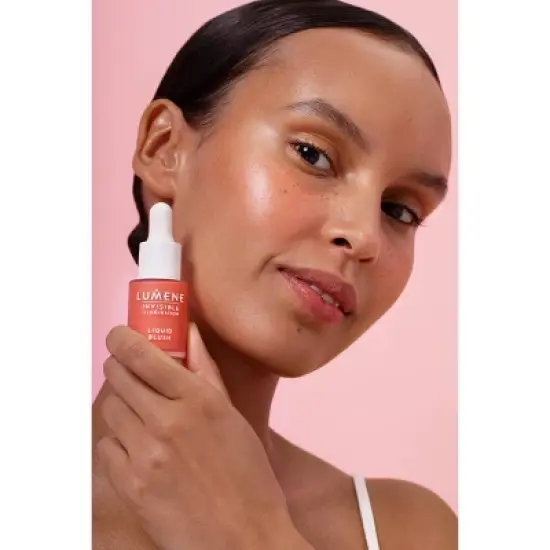 Lumene Invisible Illumination Liquid Blush Pink Blossom - 0.5 fl oz image {3}