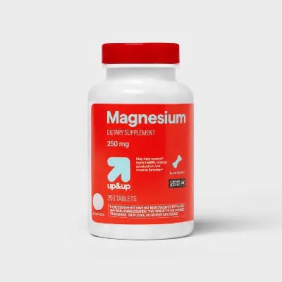 Magnesium Dietary Supplement Tablets - 250ct - up&up&trade; image {4}
