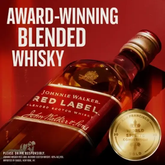 Johnnie Walker Red Label Scotch Whiskey - 750ml Bottle image {1}