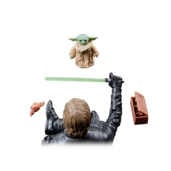 Star Wars The Black Series Luke Skywalker and Grogu Action Figure Set - 2pk image {8}