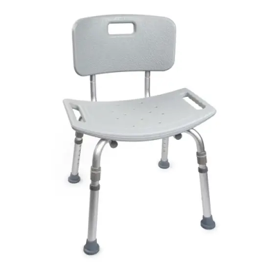 McKesson Bath Bench with Removable Back Shower Chair, 500 lbs. Capacity, 1 Count image {4}