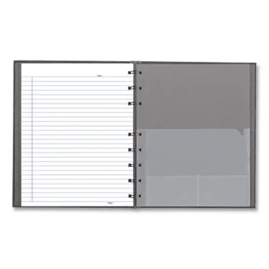 Blueline NotePro Notebook, 1-Subject, Medium/College Rule, Cool Gray Cover, (75) 9.25 x 7.25 Sheets image {2}