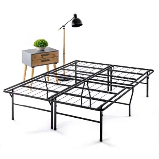 18" Premium Steel Bed Frame and Platform Bed Black - Mellow image {2}