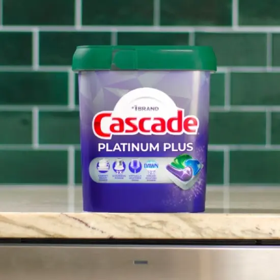 Cascade Fresh Platinum Plus Action Pacs Dishwasher Detergents image {15}