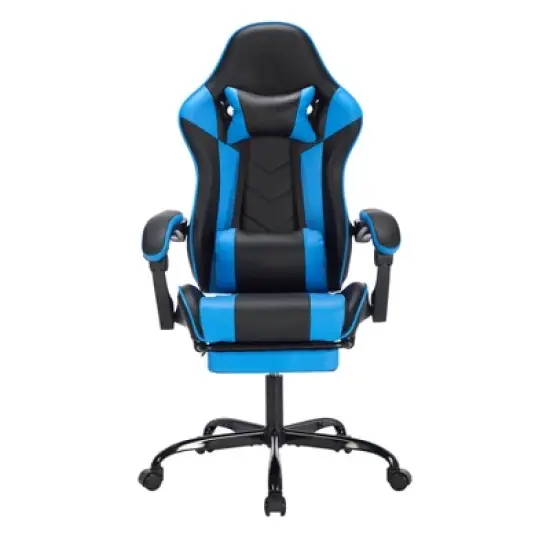 Racxily Gaming Chair w/ Footrest, Ergonomic Computer Chair with Headrest and Lumbar Support, Breathable Material Height Adjustable image {13}