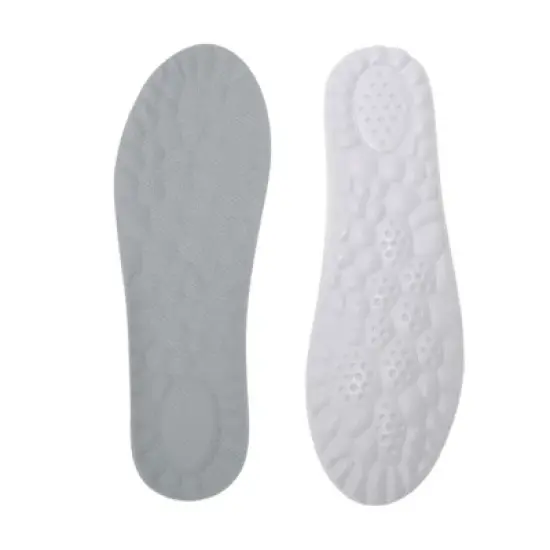 Unique Bargains 6D Height Increase Shoe Inserts Fit Shoe White Gray 1 Pair image {6}