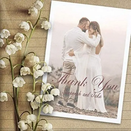 Hamilco 5x7 White Linen Textured Cardstock Paper Blank Index Cards Flat Card Stock 80lb Cover &ndash; 100 Pack image {4}