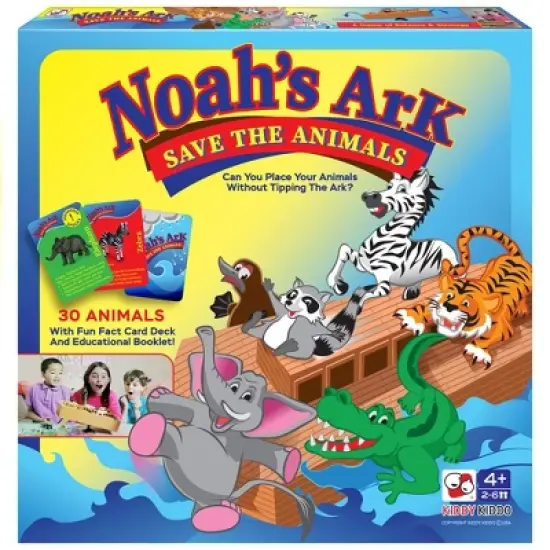 Noah's Ark Toy, Balancing Game Religious Stacking Educational Board Game with Animal Toy image {6}
