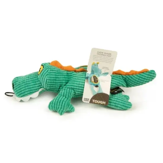TrustyPup - Plush Gator Dog Toy - Teal - L - 1ct image {6}