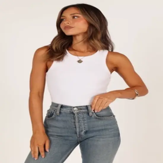 Petal and Pup Womens Ari Ribbed Tank Top image {7}