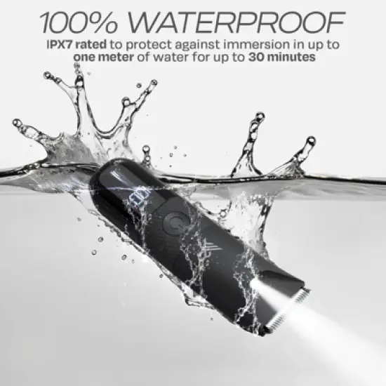 HUMMINGBIRD MK5 Pubic Hair Trimmer for Men &ndash; Ceramic Blade, No Nick, No Cut, Ball Trimmer, USB-C Rechargeable, Travel Pouch, Body Trimmer image {3}