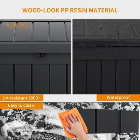 Chic Crate-50 Gallon Plastic Deck Box image {2}