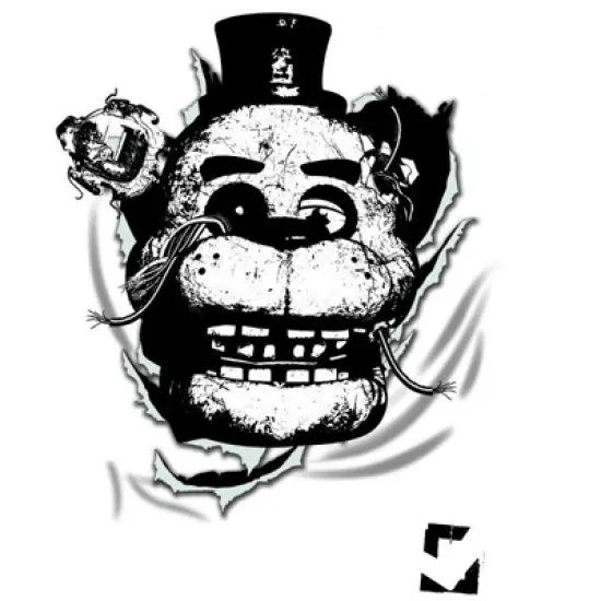 Five Nights at Freddy's Nice Naughty List Boy's Red T-shirt image {1}