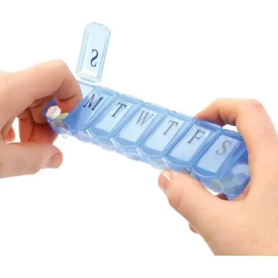 Apex Ultra Bubble-Lok 7-Day Pill Organizer, CASE OF 6 image {2}