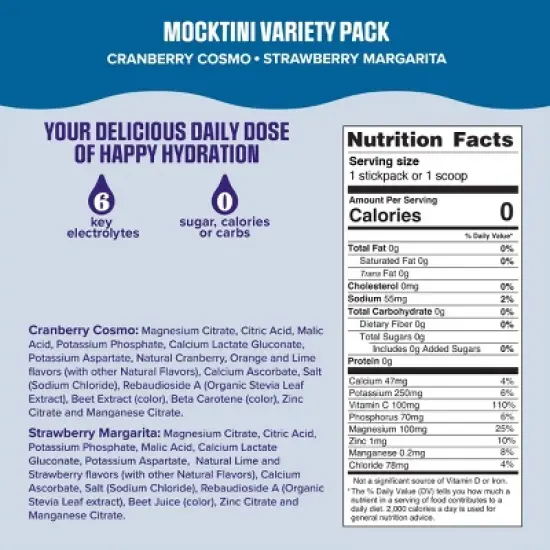 Ultima Replenisher Mocktini Variety Pack Electrolyte Drink Mix - 6pk image {2}