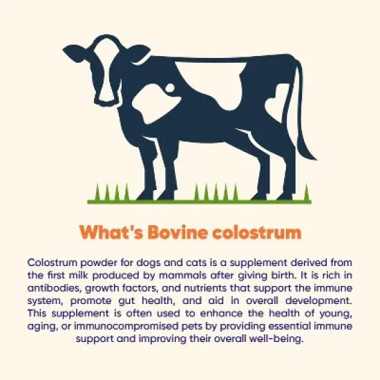 Bovine Colostrum for Dogs and Cats - 90 Grams image {6}