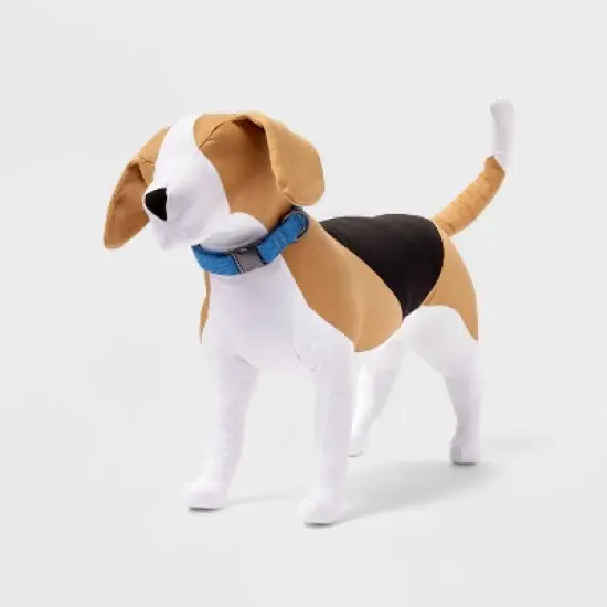 Tweed Fashion Adjustable Dog Collar - Blue - Boots & Barkley&trade; image {2}