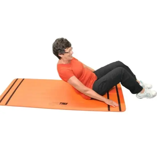 Sportime Curl Up Yoga Mats, 6 x 2 Feet, Assorted Colors, Set of 6 image {4}