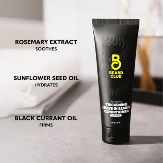 Beard Club Leave-In Thickening Beard Conditioner - Crisp Birch - 4 fl oz image {4}