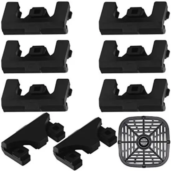 Impresa Silicone Air Fryer Rubber Bumpers - 8 Pack - Protective Feet for Vortex, Cosori, and More image {7}
