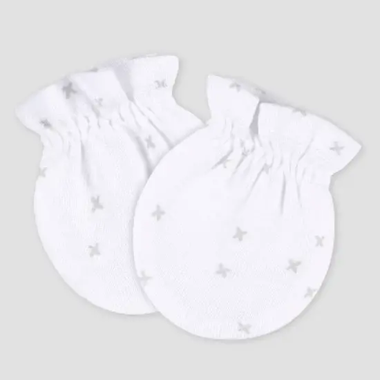 Gerber Baby 3pk Hats & Mittens - White image {3}