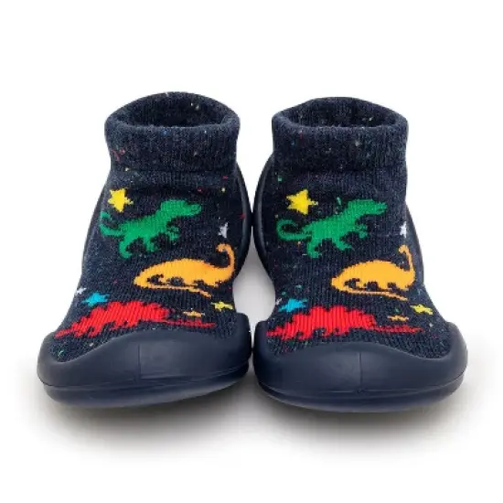 Komuello Toddler Boy First Walk Sock Shoes Dinos image {1}