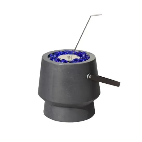 Moda Furnishings 9.8 In. Smokeless Outdoor Tabletop Citronella Oil Fireplace image {2}